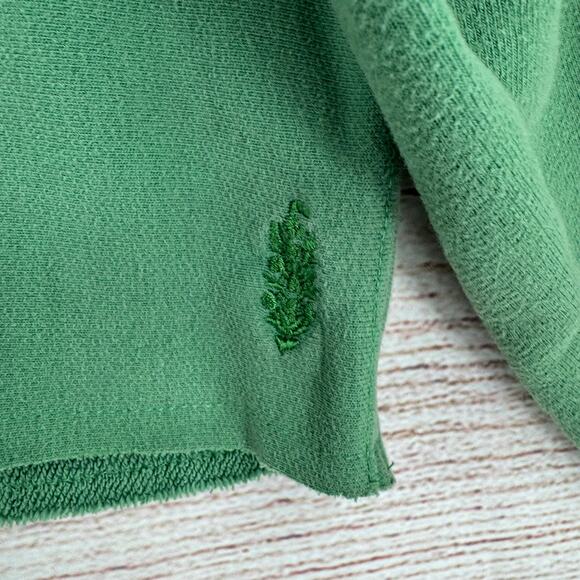 Free People FP Movement Cropped Oversized Hoodie Womens Small Green - Picture 6 of 11